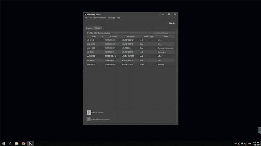 Create system diagnostic for remote machine