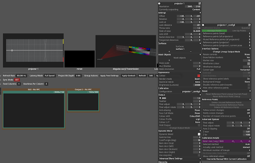Off Z clipping(far clipping plane) on Projector